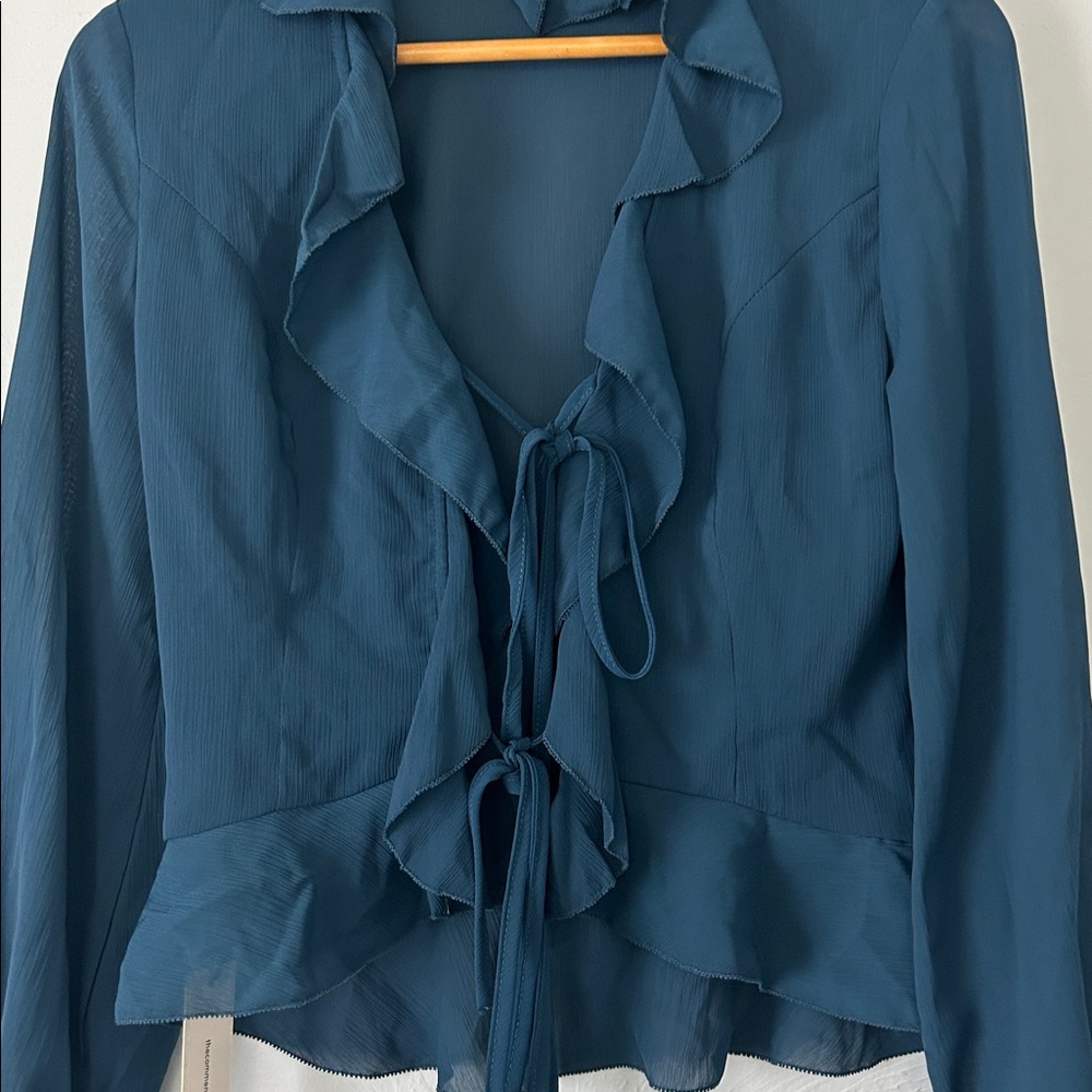 Commense Teal Ruffled Skort Set - Picture 7 of 10